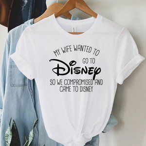 My Wife Wanted to Go to Disneyy Castle Shirt Men